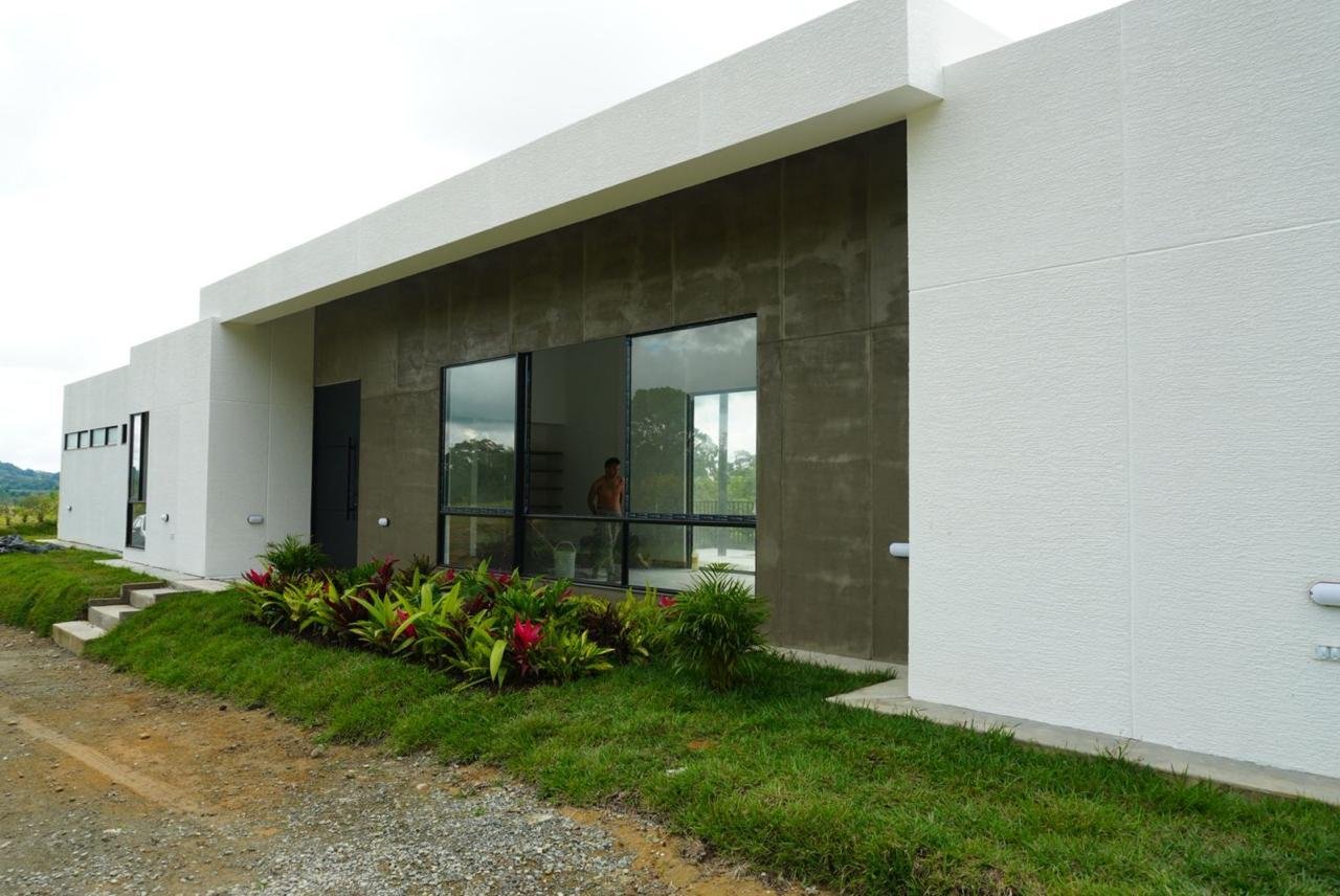 Casa construida en la parcelación
